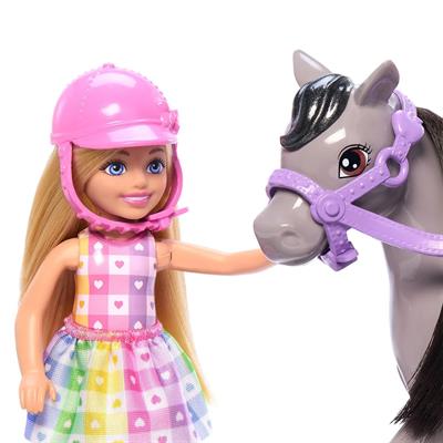 Barbie Chelsea Bebek ve Midilli Figür Seti