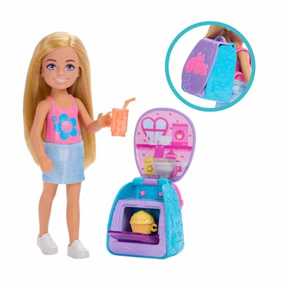 Barbie Chelsea Sırt Çantası Olabilen Cupcake Oyun Seti