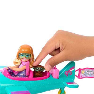 Barbie Chelseanin Pervaneli Mini Uçağı Oyun Seti