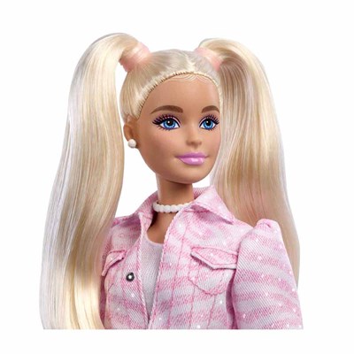Barbie Deluxe Style Pembe Ceketli Bebek