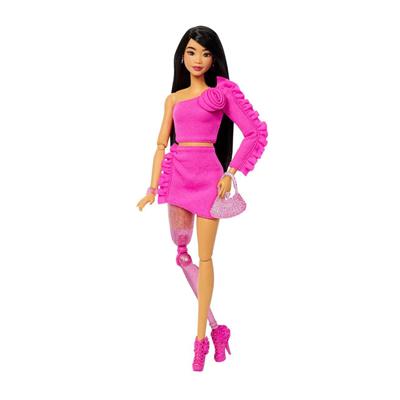 Barbie Deluxe Style Işıltılı Protez Bacaklı Bebek
