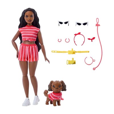 Barbie İkiz Görünümlü ve Evcil Köpeği