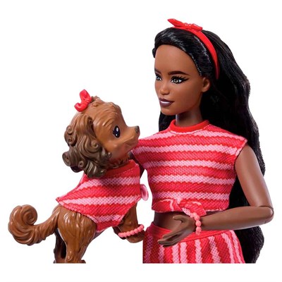 Barbie İkiz Görünümlü ve Evcil Köpeği