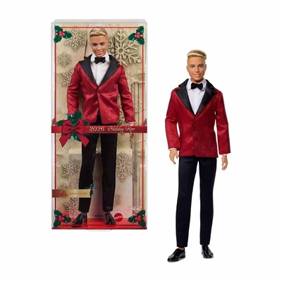 Barbie Ken 2026 Mutlu Yıllar Bebeği