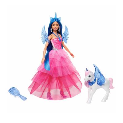 Barbie Mavi Saçlı Prenses Bebek