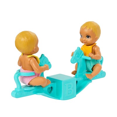 Barbie Skipper İkiz Bebekler Bakımı Oyun Seti