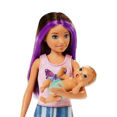 Barbie Skipper Bebek Bakıcılığı Beşikli Oyun Seti