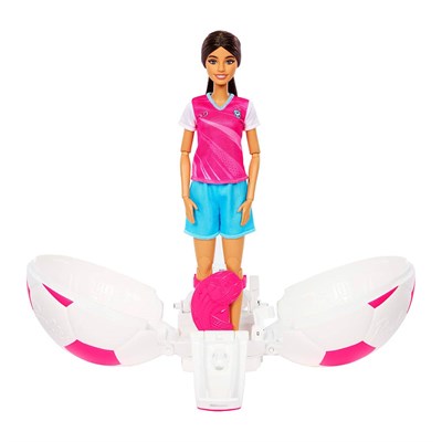 Barbie Team Barbie Roll Reveal Soccer Player Doll