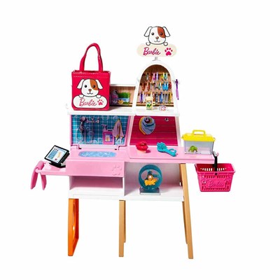 Barbie ve Evcil Hayvan Dükkanı Oyun Seti