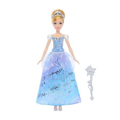 Disney Sesli ve Işıklı Sihirli Balo Elbiseli Cinderella Bebek