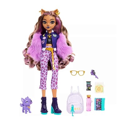 Monster High Ana Karakter Bebekler Sırt Çantalı Clawdeen Wolf