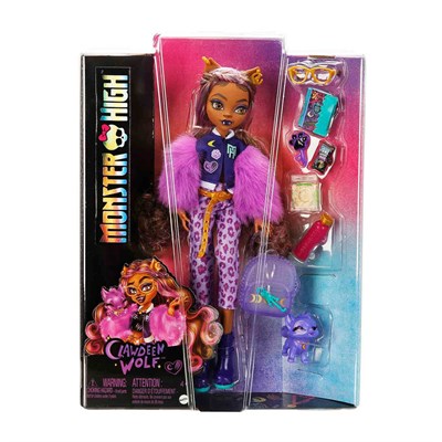 Monster High Ana Karakter Bebekler Sırt Çantalı Clawdeen Wolf