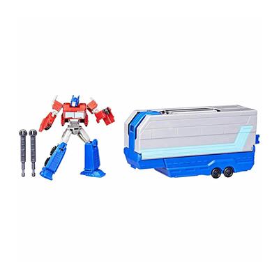Transformers EarthSpark Optimus Prime Battle