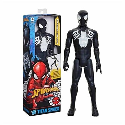 Marvel Classic Hero Titan Serisi Aksiyon Figürü 30 Cm Black Suit Spiderman