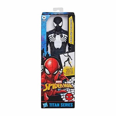 Marvel Classic Hero Titan Serisi Aksiyon Figürü 30 Cm Black Suit Spiderman