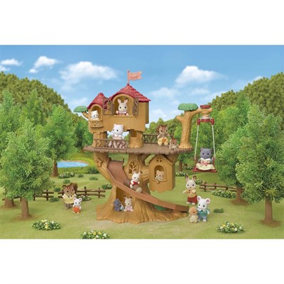 Adore Sylvanian Families Kamp Macerası Ağaç Evi Hediye Seti
