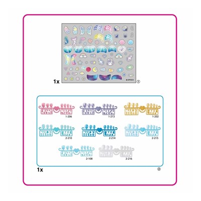 AquaBeads Sihirli Atlar ve Yıldızlar  Yedek Tırnak Paketi 4 Yaş