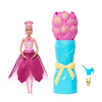 Barbie Petal Pop Barbie Bebek ve Aksesuarları Lale Oyun Seti