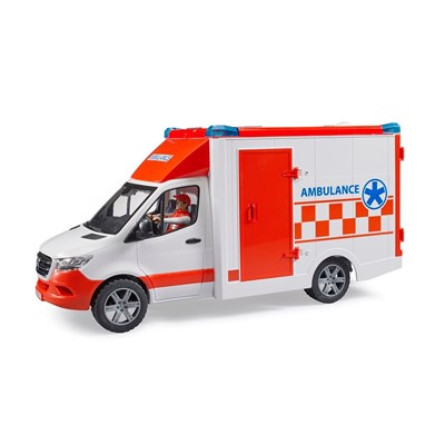 Bruder Mercedes Benz Sprinter Sirenli Ambulans ve Ekibi