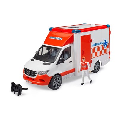 Bruder Mercedes Benz Sprinter Sirenli Ambulans ve Ekibi