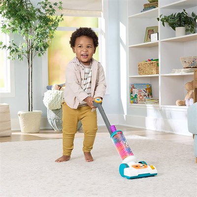 2in1 Fisher Price Sesli ve Işıklı Eğlen ve Öğren Süpürge