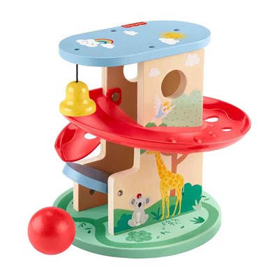 Fisher Price Ahşap Ağaç Ev Top Kaydırağı