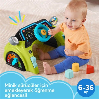 Fisher Price Sesli ve Işıklı Eğlen ve Öğren İlk Arabam