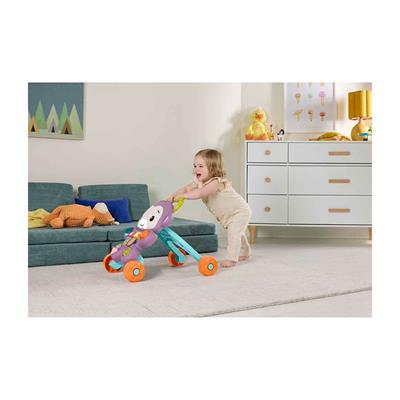 Fisher Price Sesli ve Işıklı Benimle Öğren Mor Maymun Yürüteç