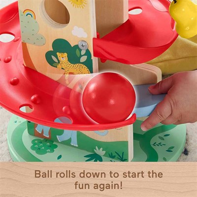 Fisher Price Ahşap Ağaç Ev Top Kaydırağı