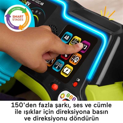 Fisher Price Sesli ve Işıklı Eğlen ve Öğren İlk Arabam