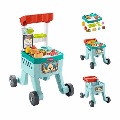 Fisher Price 4ü1 Arada Alışveriş Sepeti Yürüteç