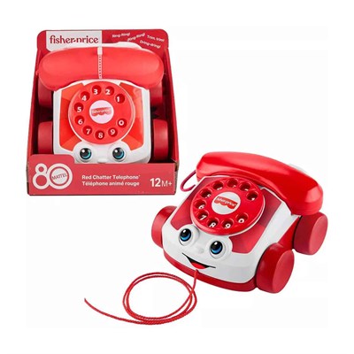 Sesli Fisher Price Kırmızı Geveze Telefon