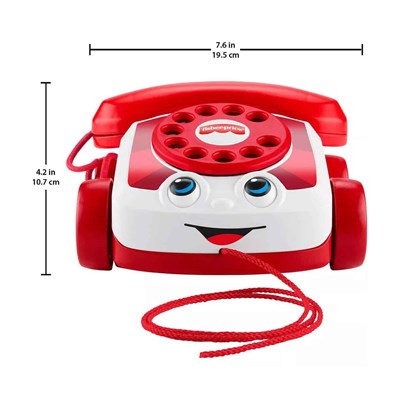 Sesli Fisher Price Kırmızı Geveze Telefon
