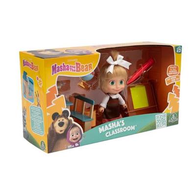 Giochi Masha ve Koca Ayı 12 cm Bebek Okul Oyun Seti