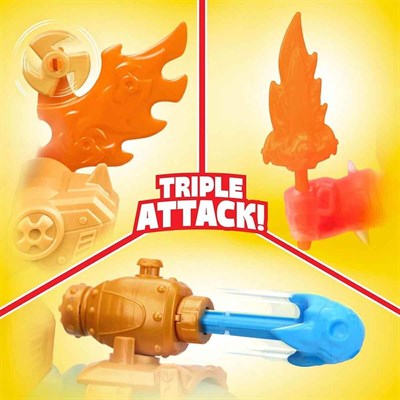 Giochi Sesli ve Işıklı 3in1 Goojitzu Meteor Madness Goo-Tron Supreme Figürü