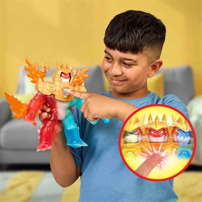 Giochi Sesli ve Işıklı 3in1 Goojitzu Meteor Madness Goo-Tron Supreme Figürü