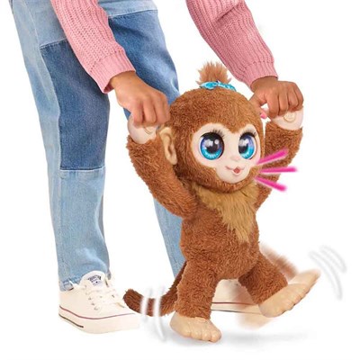 Giochi Sesli ve İnteraktif FurReal Yavru Maymun Fıstık 40 cm