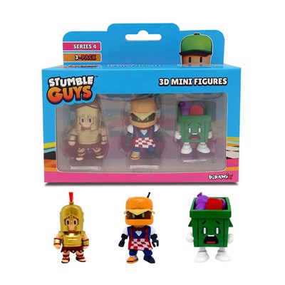 Stumble Guys 3lü Mini Figür Seti S4