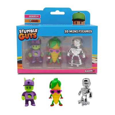 Stumble Guys 3lü Mini Figür Seti S4
