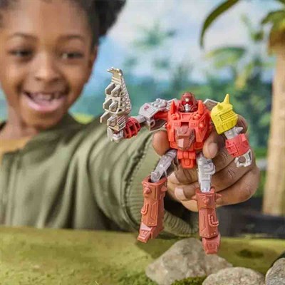 Transformers Cyberworld Cyber Changers Dönüşebilen Dinobot Snarl