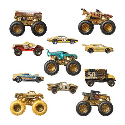 1:64 Hot Wheels Monster Trucks Bigfoot Trophy Şampiyonları Araba ve Kamyon