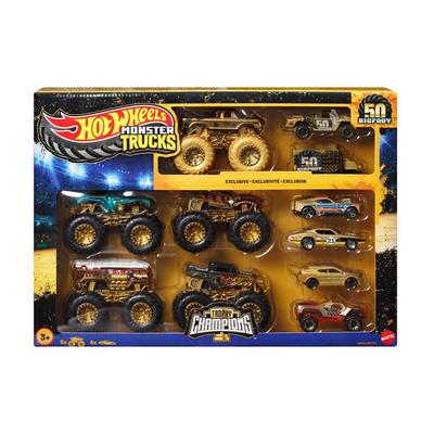 1:64 Hot Wheels Monster Trucks Bigfoot Trophy Şampiyonları Araba ve Kamyon