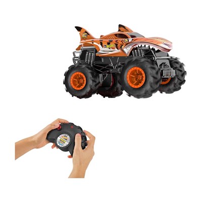 Hot Wheels 1:24 Uzaktan Kumandalı Monster Trucks Tiger Shark