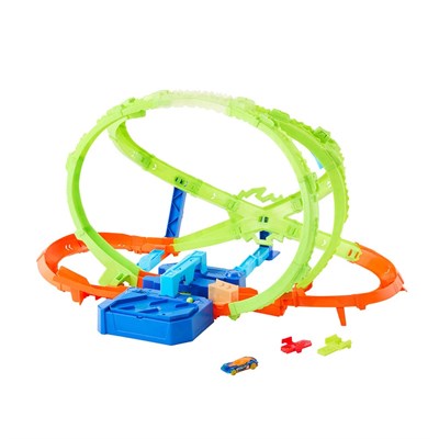 Hot Wheels Akrobasi Pistleri Hiperküre Turbo Çarpışma Pisti