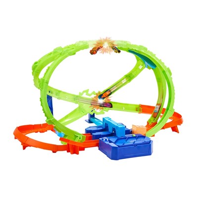 Hot Wheels Akrobasi Pistleri Hiperküre Turbo Çarpışma Pisti