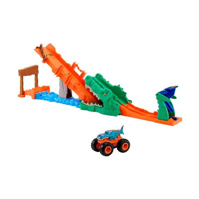 Hot Wheels Monster Trucks Timsahı Devir Oyun Seti