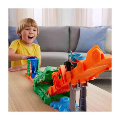 Hot Wheels Monster Trucks Timsahı Devir Oyun Seti