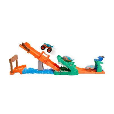 Hot Wheels Monster Trucks Timsahı Devir Oyun Seti
