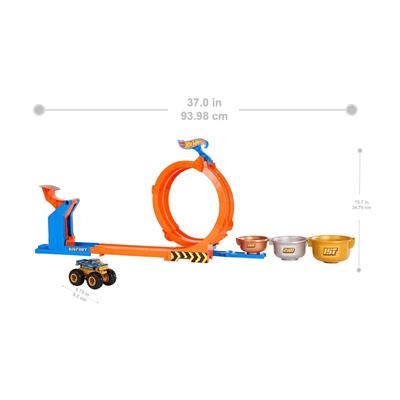 Hot Wheels Monster Trucks Döngü Ve Takla Bigfoot Oyun Parkuru