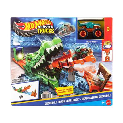 Hot Wheels Monster Trucks Timsahı Devir Oyun Seti